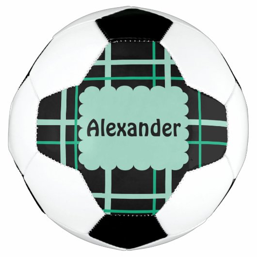 Cooles Streifenmuster Fußball (Vorderseite)