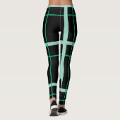Cooles Streifenmuster Leggings (Rückseite)