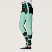 Cooles Streifenmuster Leggings (Links)