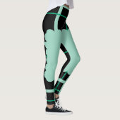 Cooles Streifenmuster Leggings (Rechts)