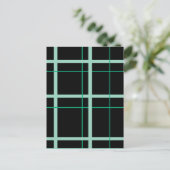 Cooles Streifenmuster Postkarte (Stehend Vorderseite)