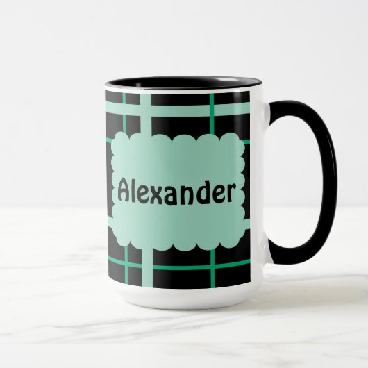 Cooles Streifenmuster Tasse (Rechts)