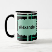 Cooles Streifenmuster Tasse (Links)