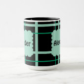 Cooles Streifenmuster Tasse (Zentrum)