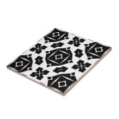 Cooles, stylisches Schwarz-Weiß-geometrisches Must Fliese (Seite)