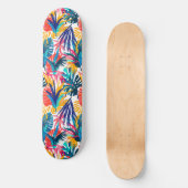 Cooles Summer Beach Palm Design Skateboard (Vorderseite)