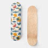 Cooles Summer Beach Palm Design Skateboard (Vorderseite)
