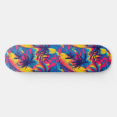 Cooles Summer Beach Palm Design Skateboard (Horizontal)