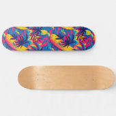 Cooles Summer Beach Palm Design Skateboard (Horizontal)