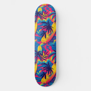 Cooles Summer Beach Palm Design Skateboard