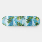 Cooles Summer Beach Palm Design Skateboard (Horizontal)