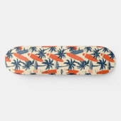 Cooles Summer Beach Palm Design Skateboard (Horizontal)