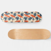 Cooles Summer Beach Palm Design Skateboard (Horizontal)