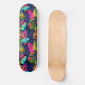 Cooles Summer Beach Palm Design Skateboard (Vorderseite)