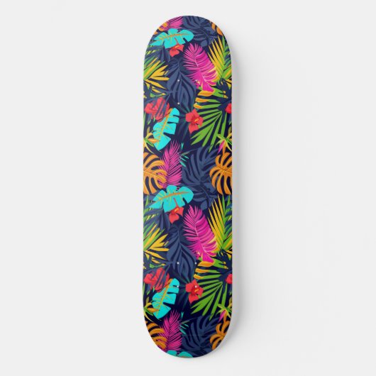 Cooles Summer Beach Palm Design Skateboard (Vorderseite)
