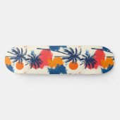 Cooles Summer Beach Palm Design Skateboard (Horizontal)