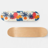 Cooles Summer Beach Palm Design Skateboard (Horizontal)
