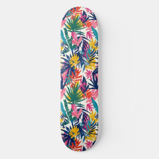 Cooles Summer Beach Palm Design Skateboard (Vorderseite)