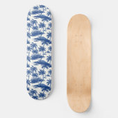 Cooles Summer Beach Palm Design Skateboard (Vorderseite)