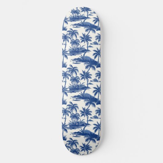 Cooles Summer Beach Palm Design Skateboard (Vorderseite)