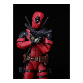 Cooles Super Hero Toy Fotodesign Poster