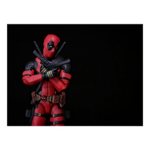 Cooles Super Hero Toy Fotodesign Poster