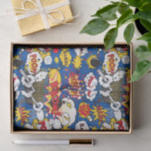 cooles Superheld-Wortart-Muster Seidenpapier (Geschenk)