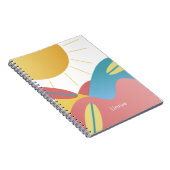 Cooles Surf-Sun-Name-Notebook Notizblock (Rechte Seite)