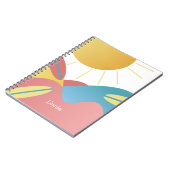 Cooles Surf-Sun-Name-Notebook Notizblock (Linke Seite)