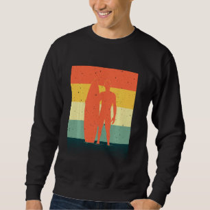 Cooles Surfen für Herren Boys Retro Surfboard Beac Sweatshirt