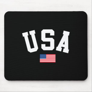 Cooles Surfen für Männer Frauen 4. Juli Amerikanis Mousepad