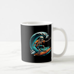 Cooles Surfen Für Männer Frauen Skelett Surfer Sur Kaffeetasse