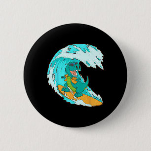 Cooles Surfer-Design für Männer Frauen Surfer Surf Button