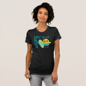 Cooles Surfer-Küken T-Shirt (Vorne ganz)