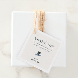 Cooles Surfstrand Thema Vielen Dank Geschenkanhänger