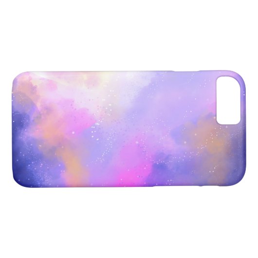 Cooles Surreal Clouds Wasserfarbdesign Case-Mate iPhone Hülle (Rückseite (Horizontal))