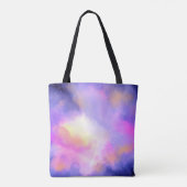Cooles Surreal Clouds Wasserfarbdesign Tasche (Rückseite)