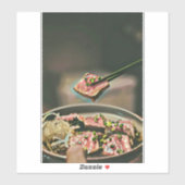 Cooles Sushi Aufkleber (Blatt)