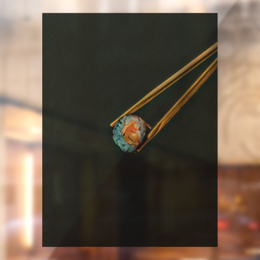 Cooles Sushi Fensteraufkleber (Blatt 2)