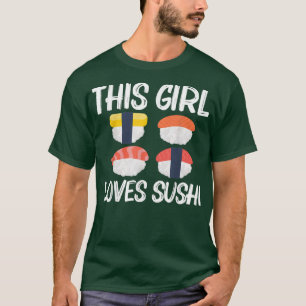 Cooles Sushi für Mädchen Kinder Japanisch Sashimi  T-Shirt