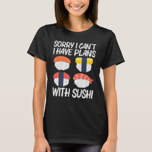 Cooles Sushi für Männer Japanisch Sashimi Meeresfr T-Shirt