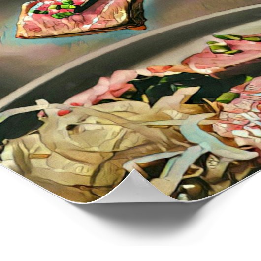 Cooles Sushi Poster (Ecke)