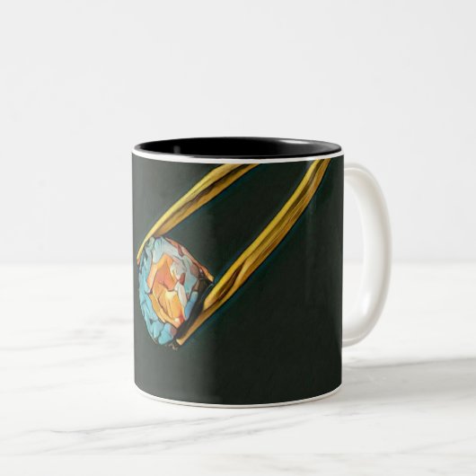 Cooles Sushi Zweifarbige Tasse (VorderseiteRechts)