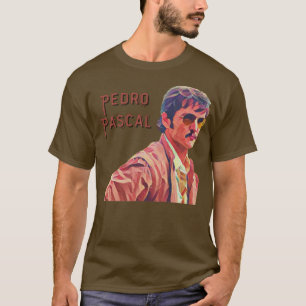 Cooles Swooning Pedro Pascal im Vintagen Kunst T-Shirt