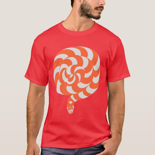 Cooles T-Shirt für Männer mit Schlange (Vorderseite)
