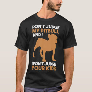 Cooles T-Shirt mit Pitbull-Motiv - Ich streichle H