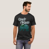 Cooles T-Shirt Onkel-Bear mit Gebirgsszenen-Bären (Vorne ganz)