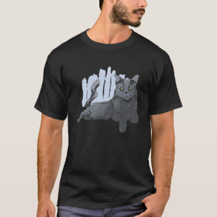 Cooles Tabby-Katzengesicht Sweet Kitten Torn Cloth T-Shirt