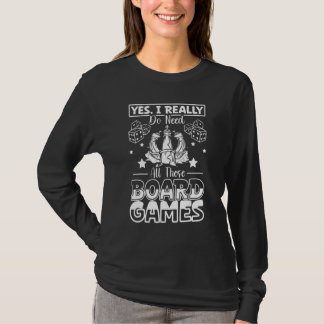 Cooles Tabletop Gaming Game Nights Würfel Schachbo T-Shirt