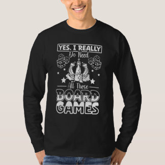 Cooles Tabletop Gaming Game Nights Würfel Schachbo T-Shirt
